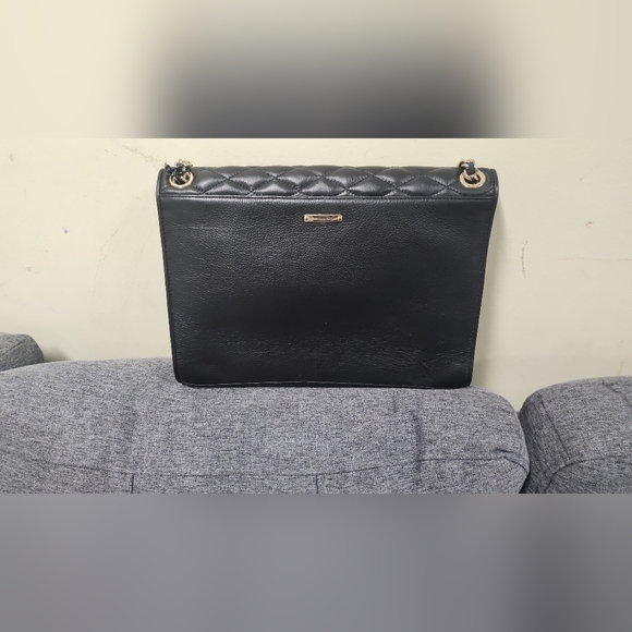 NWT Rebecca Minkoff large Quilted Affair Black Gold - Picture 11 of 11